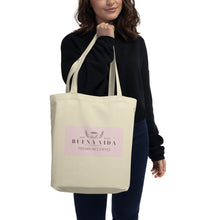 Load image into Gallery viewer, BV Coffee Eco Pink Logo Tote
